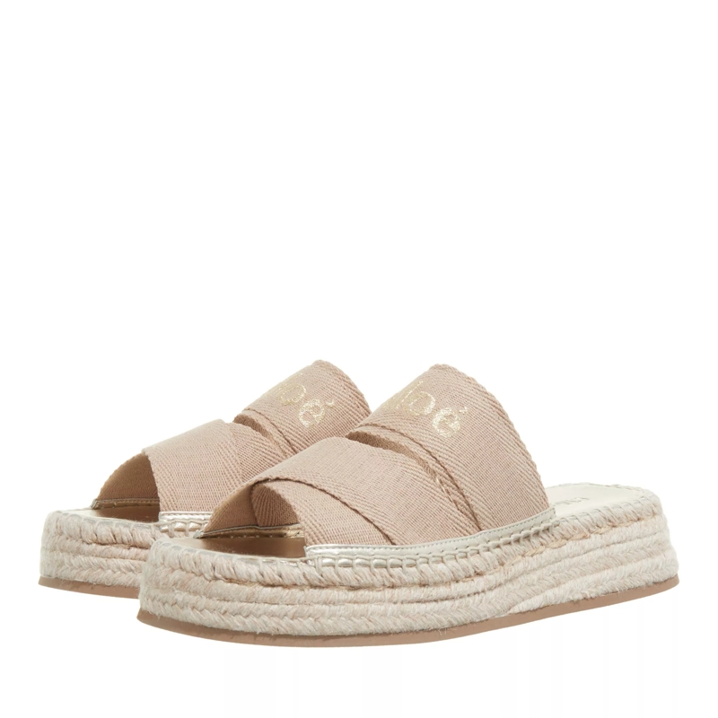Chloé Slides Mila Frosted Almond