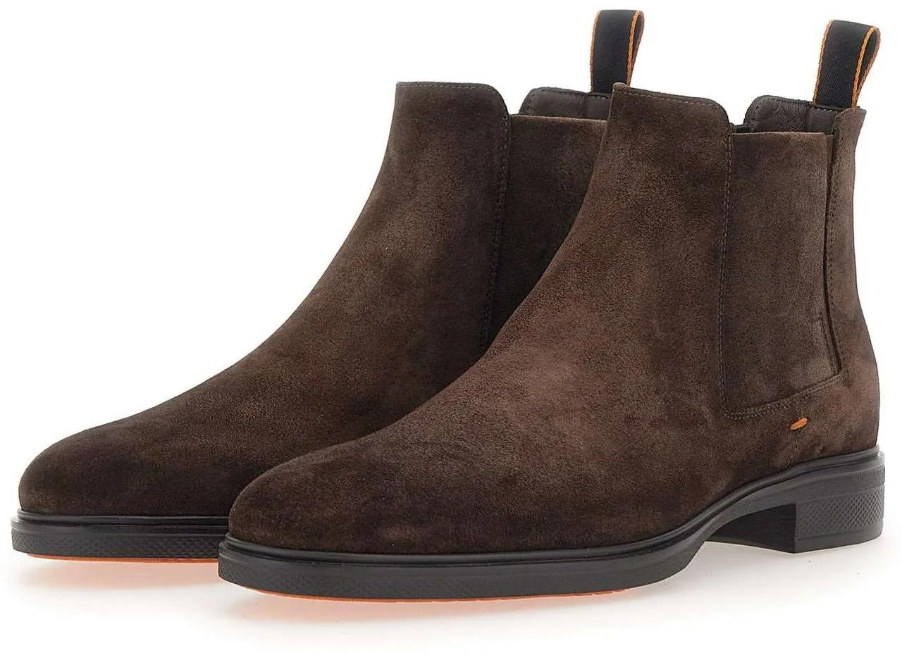 Thumbnail - Santoni Stiefel - 'Easy' Capsule Ankle Boots - Gr. US_8 - in Braun - für Damen
