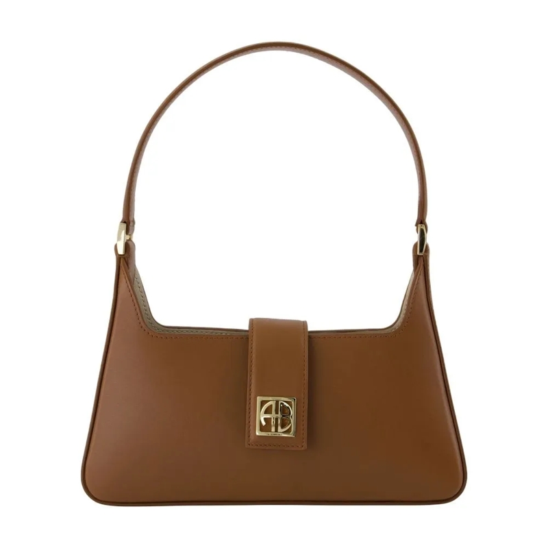 Anine Bing Schultertasche Lou Shoulder Bag - Leather - Brown Brown