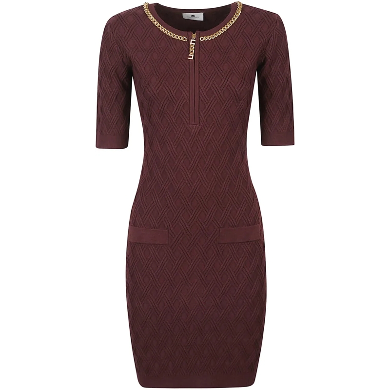 Elisabetta Franchi Midikleid Dress Red rot