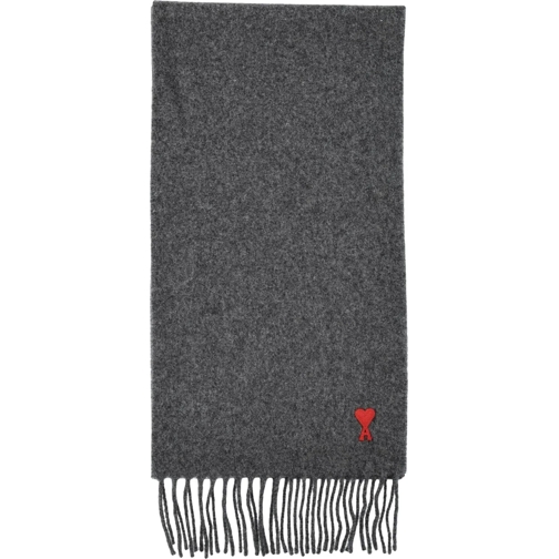 AMI Paris  RED ADC SCARF grau