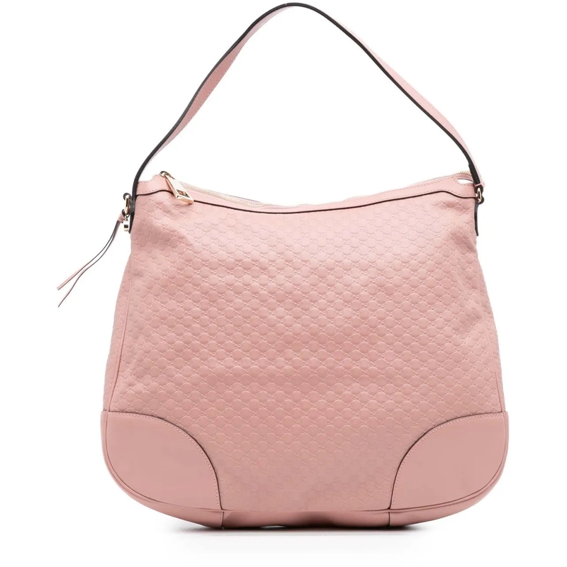 Gucci Sac à bandoulière Large Microguccissima Bree Shoulder Bag rose