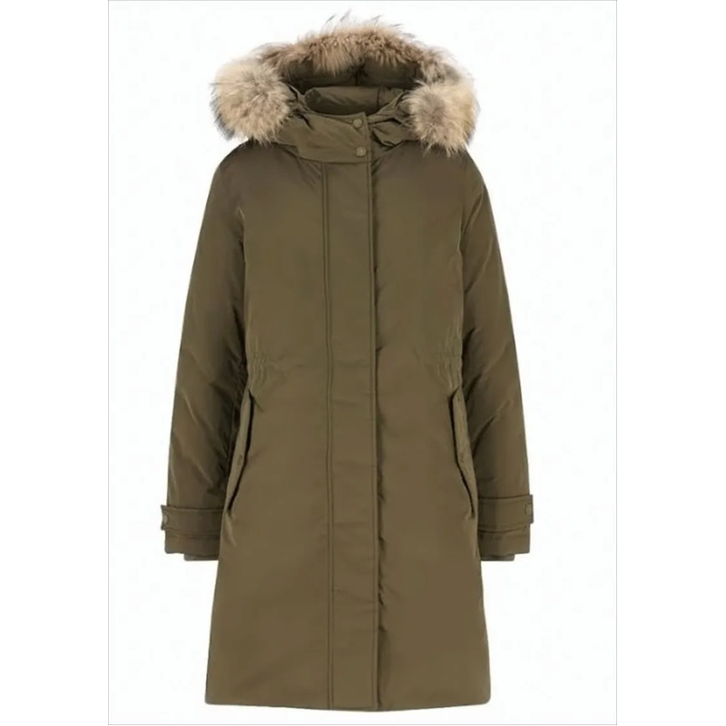 Woolrich Parka Grace Fur Parka White