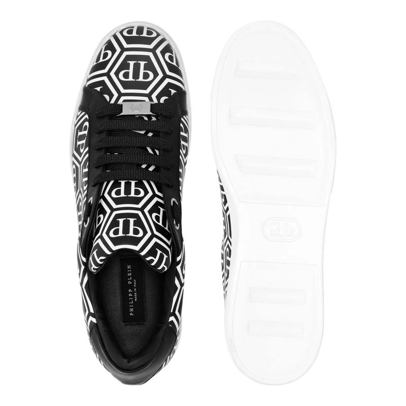 Philipp Plein Low-Top-Sneaker Lo-Top Sneakers Monogram schwarz(Image 5)