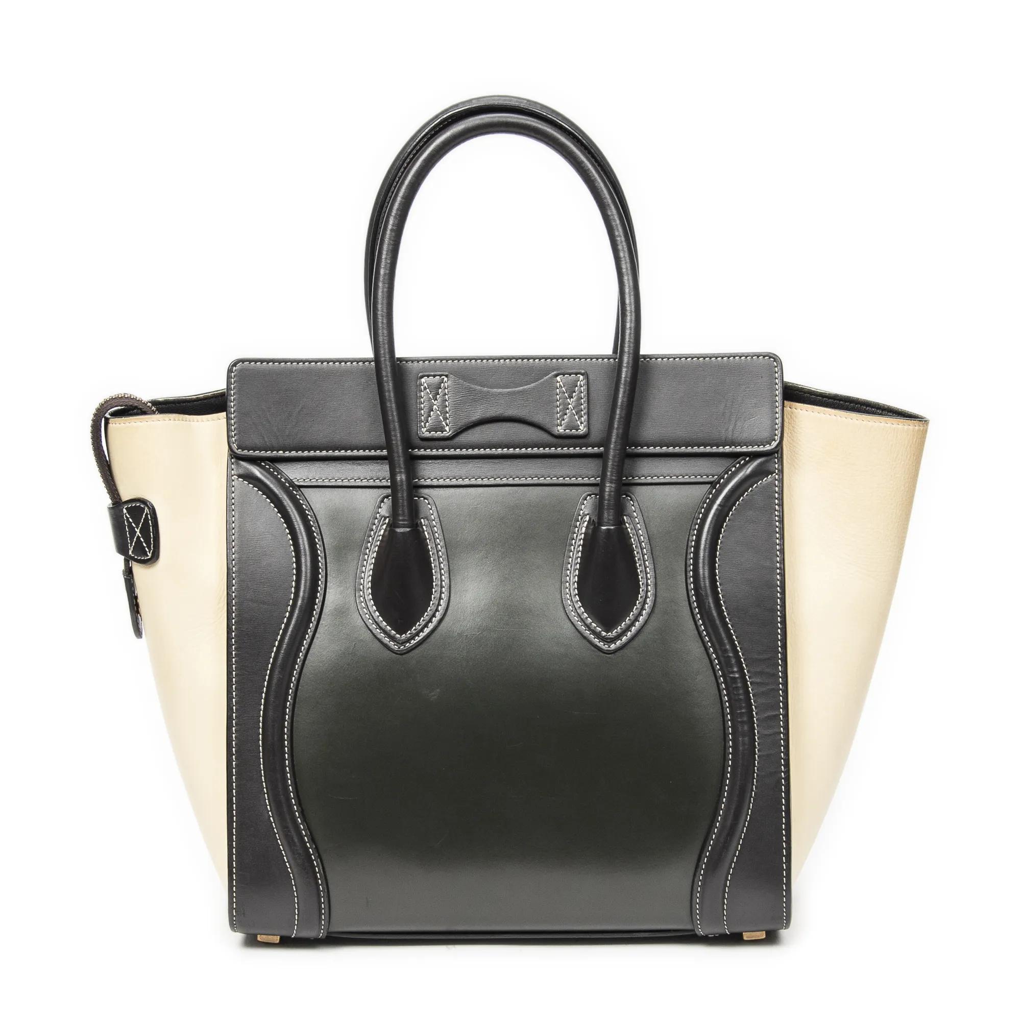 Thumbnail - Celine Crossbody Bags - Micro Tricolor Luggage - Gr. unisize - in Grün - für Damen