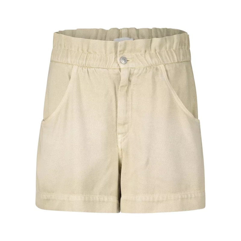 Isabel Marant Bermuda-Shorts Paperbag Shorts Titea mit hohem Bund Beige