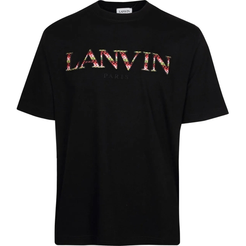 Lanvin  Lanvin classic cotton t-shirt with logo schwarz