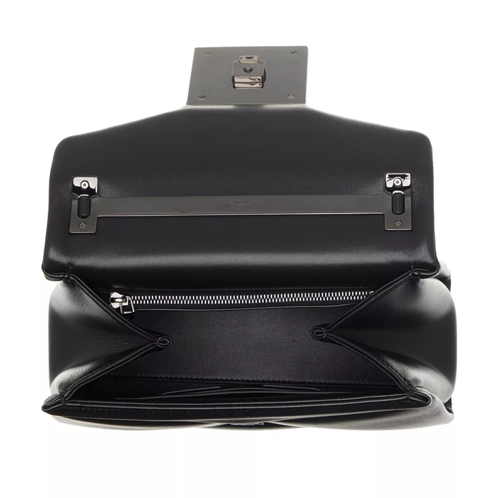 Black crossbody bag with handles sales