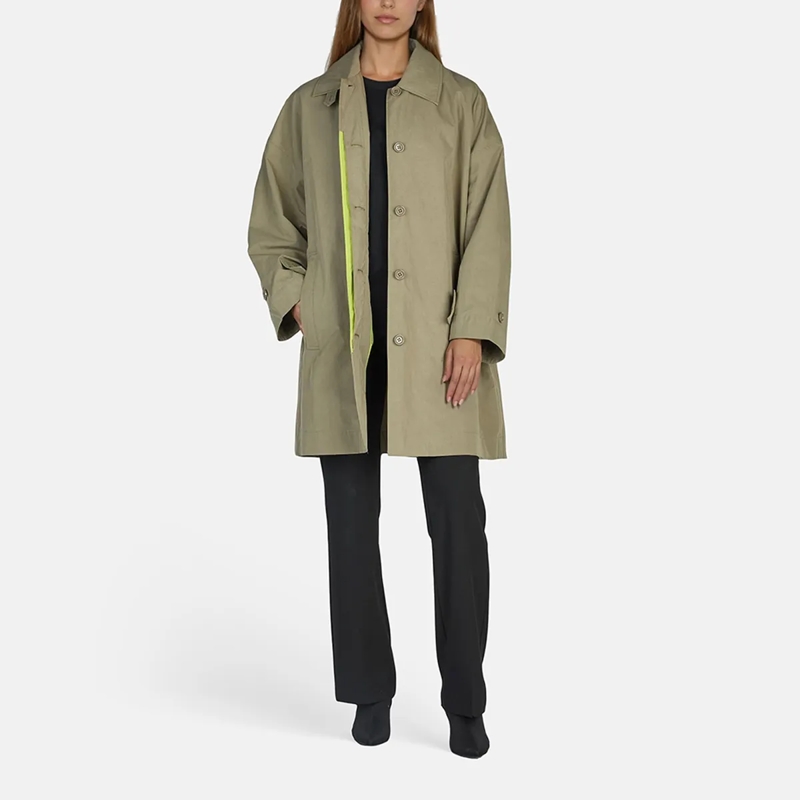 No1 Como Trenchcoat Trenchcoat CLAIRE hell-grün(Image 2)