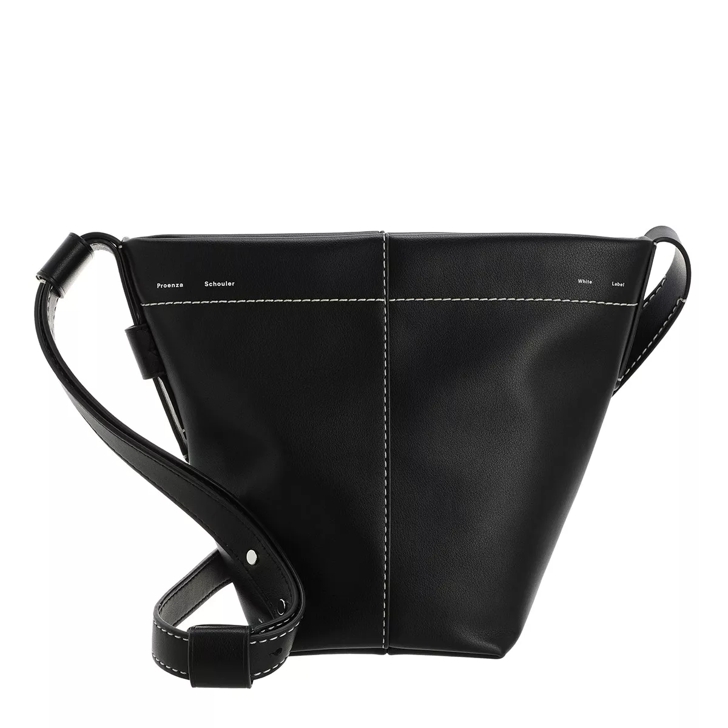 Proenza Schouler Barrow Leather Mini Bucket Bag Black Bucket Bag