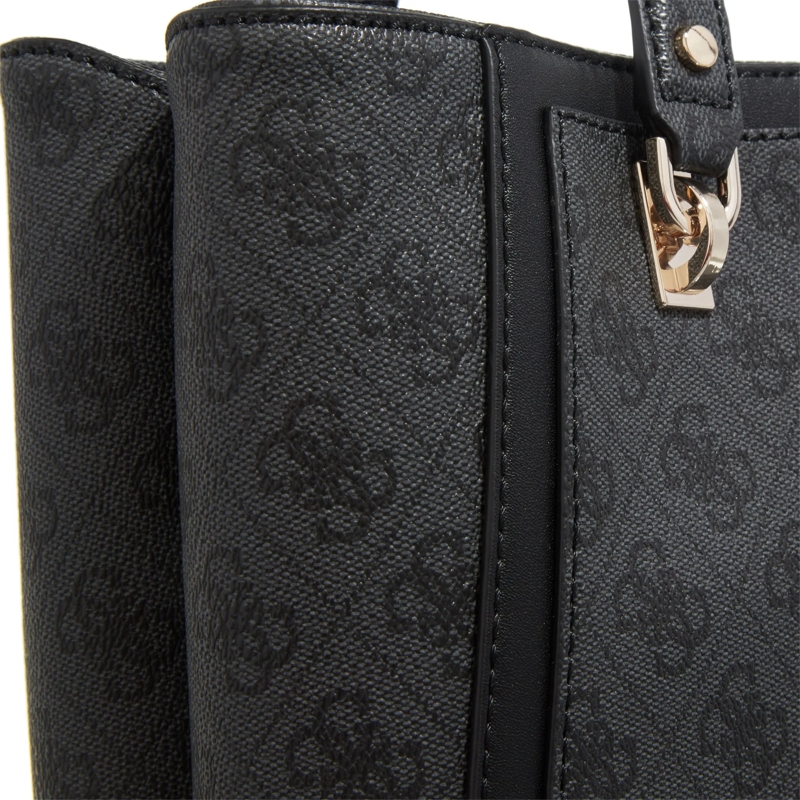 Guess Shopper Orlina Logo Noel Tote Coal Logo(Image 4)