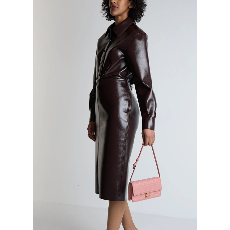 Fendi Baguette Bag Wallet On Chain Baguette Macaron(Image 2)