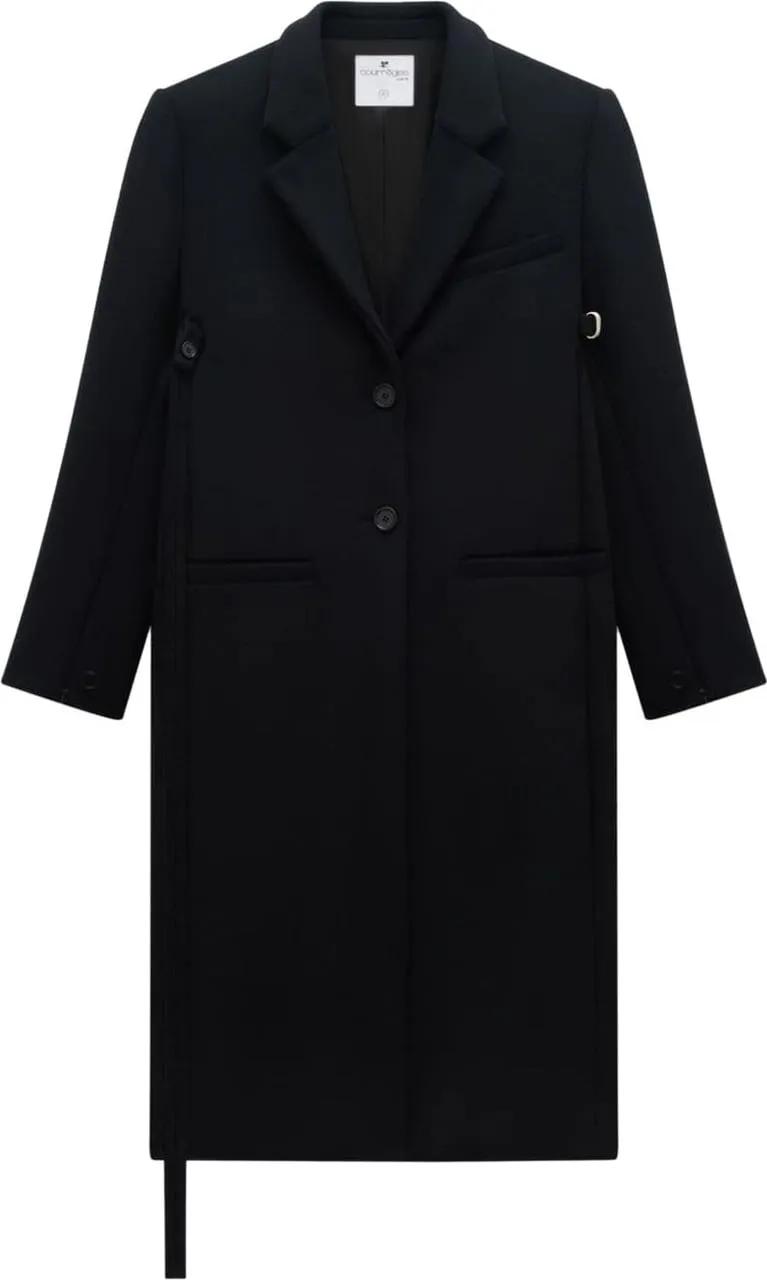 Courrèges - Courrèges Coats Black - Größe 40 - schwarz