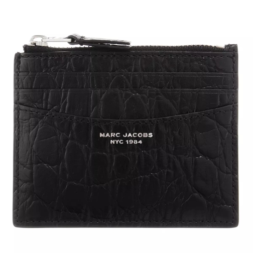 Marc Jacobs The Zip Card Case Black Kaartenhouder