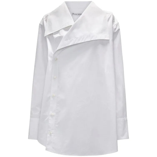 J.W.Anderson Asymmetric Long-Sleeve Shirt White 