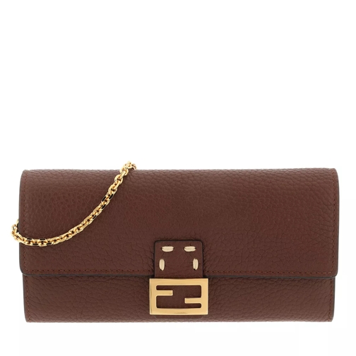 Fendi Pouch Brown Wallet On A Chain