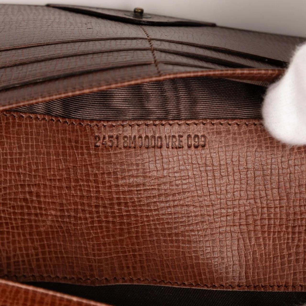 Thumbnail - Fendi Portemonnaie - Zucca Coated Canvas Trifold Long Wallet - Gr. unisize - in Braun - für Damen