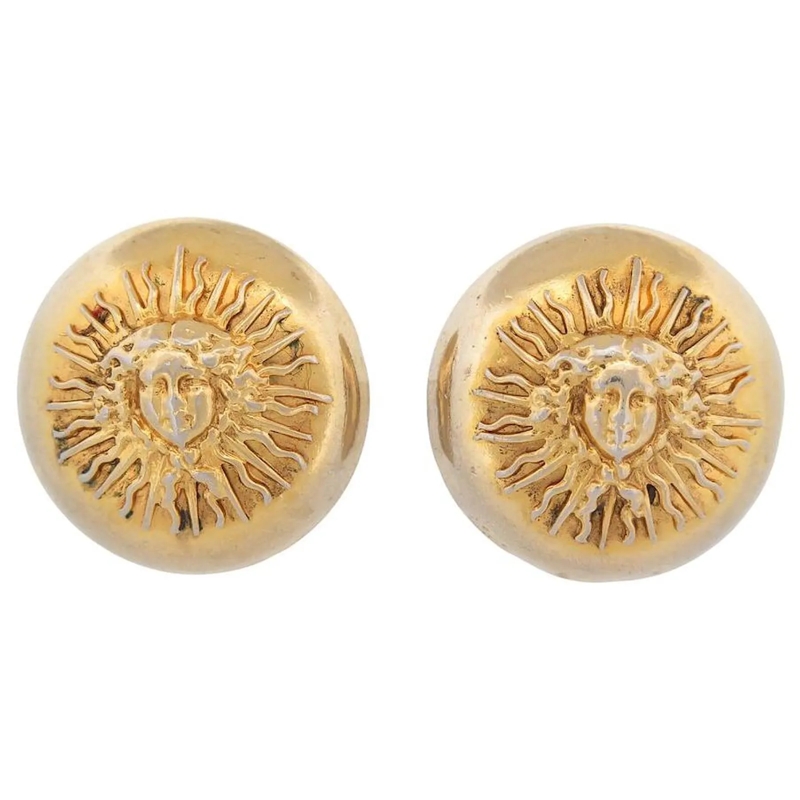 Chanel Ohrstecker VINTAGE CHANEL SONNENKÃ–NIG 1960 CLIP-ON OHRRINGE  gold