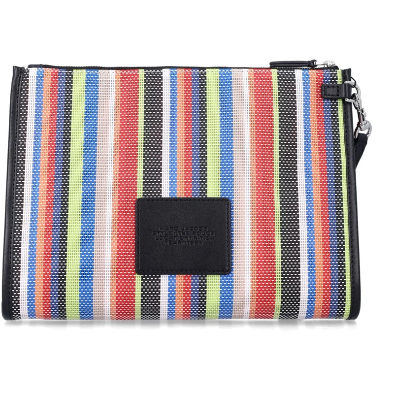 Marc Jacobs Clutch The Large Pouch Market Red Multi Striped mehrfarbig(Image 3)