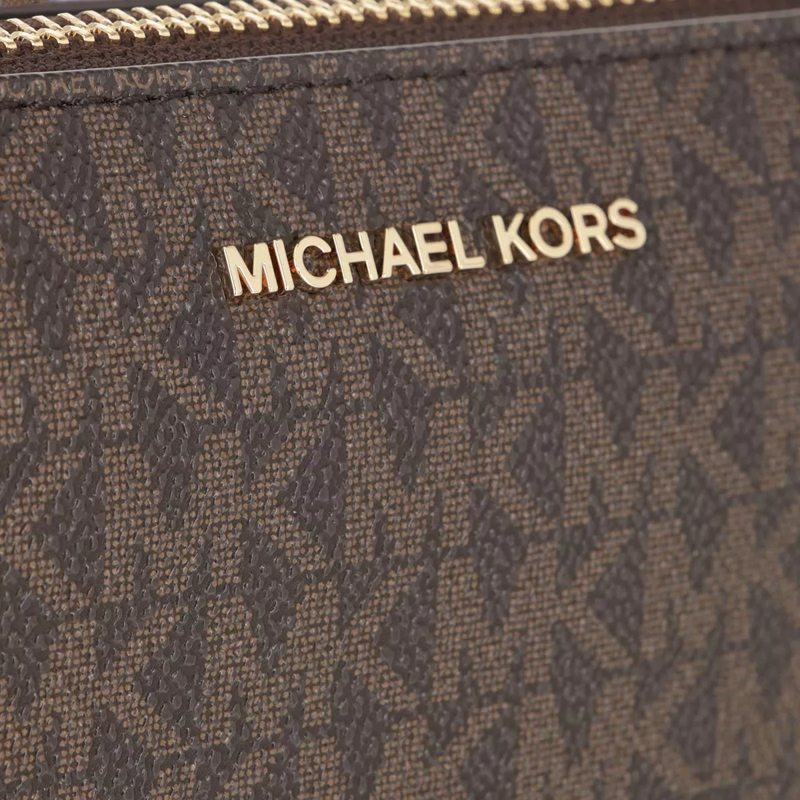 MICHAEL Michael Kors Pochette Md Chain Pouchette Brown(Image 4)