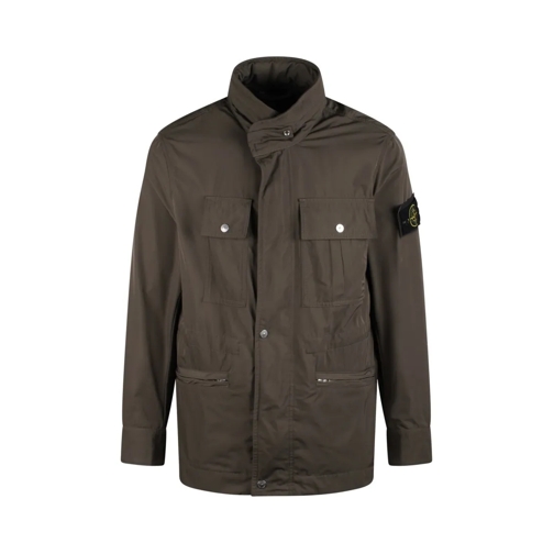 Stone Island Übergangsjacke Micro Twill Jacket Green