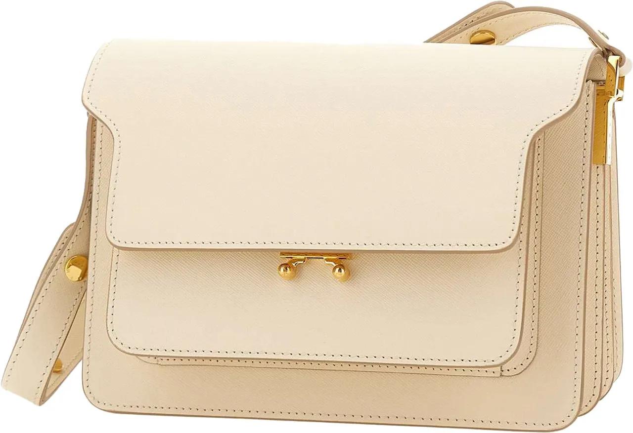 Thumbnail - Marni Crossbody Bags - Trunk Bag Medium Talc - Gr. unisize - in Weiß - für Damen