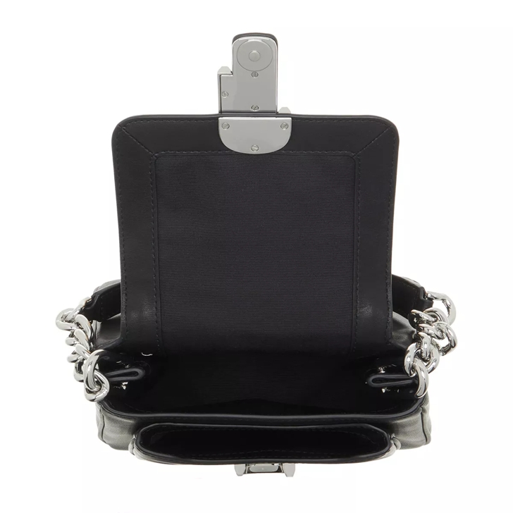 Marc Jacobs The Chain Mini Satchel Black Silver