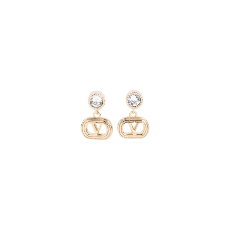 Valentino Garavani Ohrstecker Brass Metallic Earrings Gold