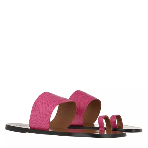 ATP Atelier Astrid Printed Watersnake Sandals Fuxia Claquette