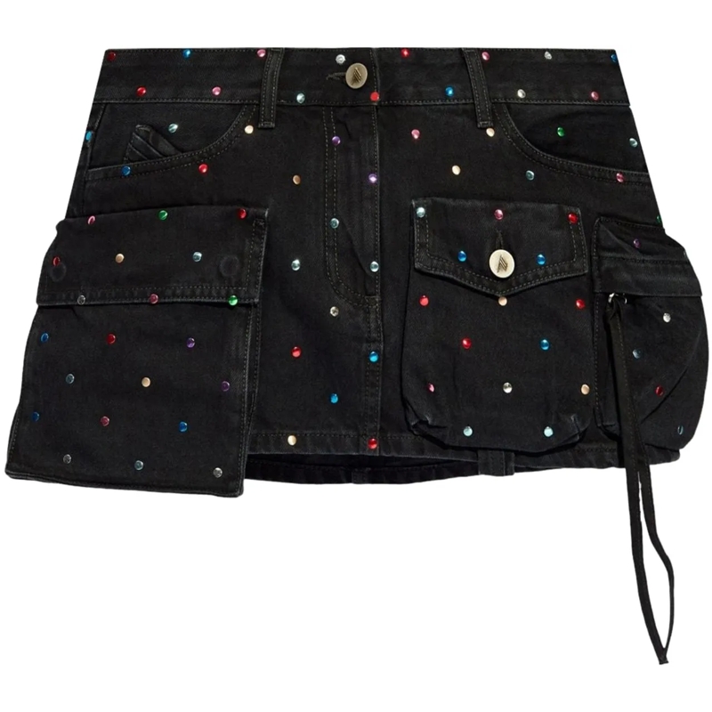 The Attico Jupe midi Skirts Black schwarz