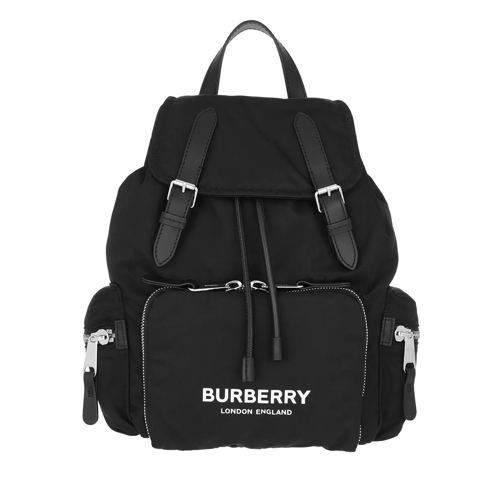 Burberry Logo-Printed Backpack Black Zaino
