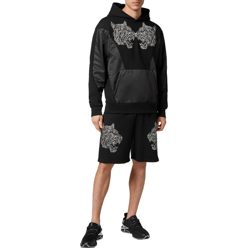 Plein Sport Top Hoodie Tiger schwarz(Image 4)