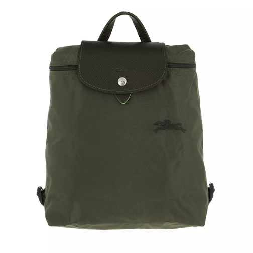 Longchamp Le Pliage Green Backpack M Forest Rucksack
