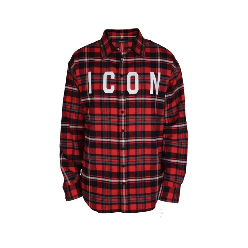 Dsquared2 Hemd Flannel Shirt Black