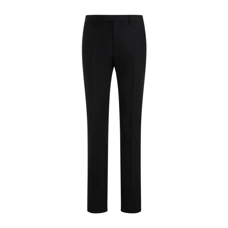 Etro Anzugshose Evening Black Wool Trousers Black