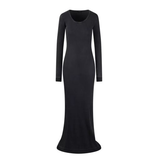 Balenciaga Lingerie Maxi Dress Black 