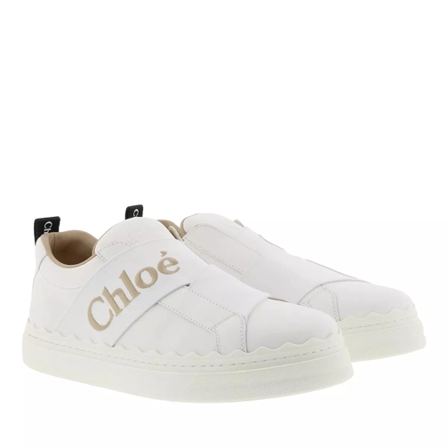 Chloé Lauren Sneakers Leather White Slip-On Sneaker