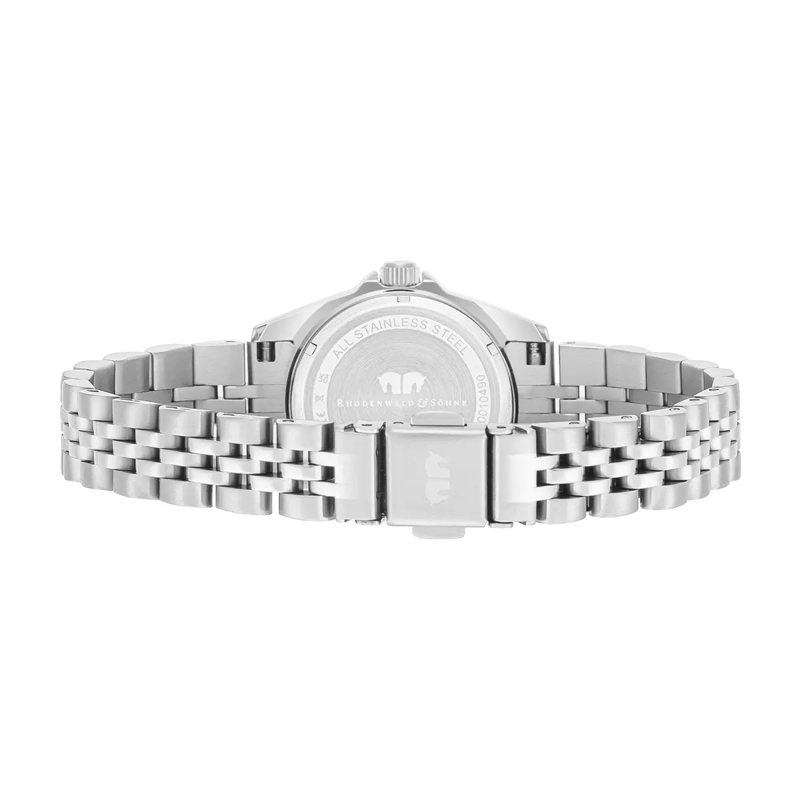 Rhodenwald & Söhne Automatikuhr Damen Armbanduhr Cassina Edelstahl silber(Image 5)