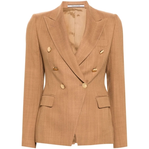 Tagliatore Blazer Alicya Double-Breasted Blazer Brown