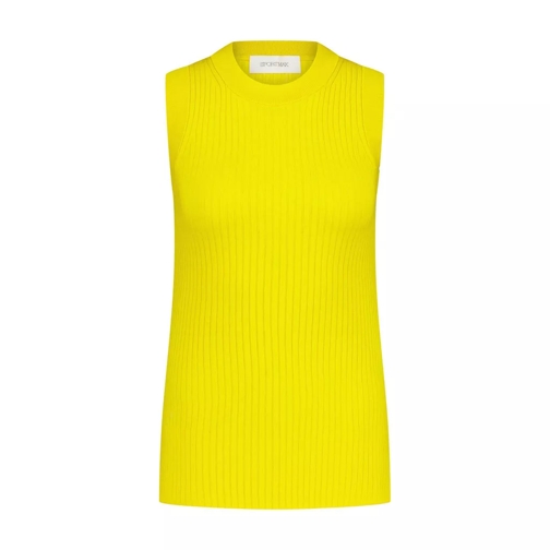 Sportmax Top Toledo aus Rippstrick 48104425521498 Gelb 