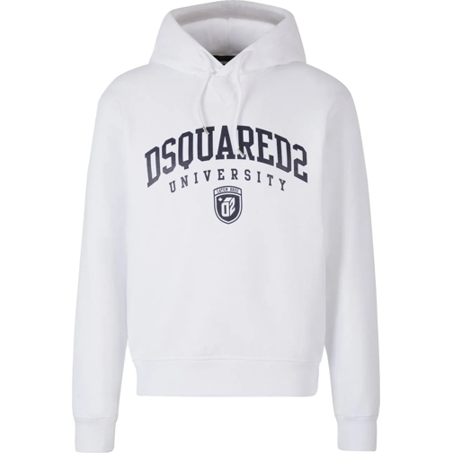 Dsquared2  Logo Hoodie Sweatshirt weiß