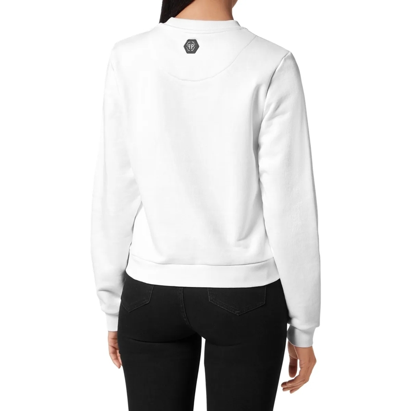 Philipp Plein Top Sweatshirt Bombing Graffiti weiss(Image 2)