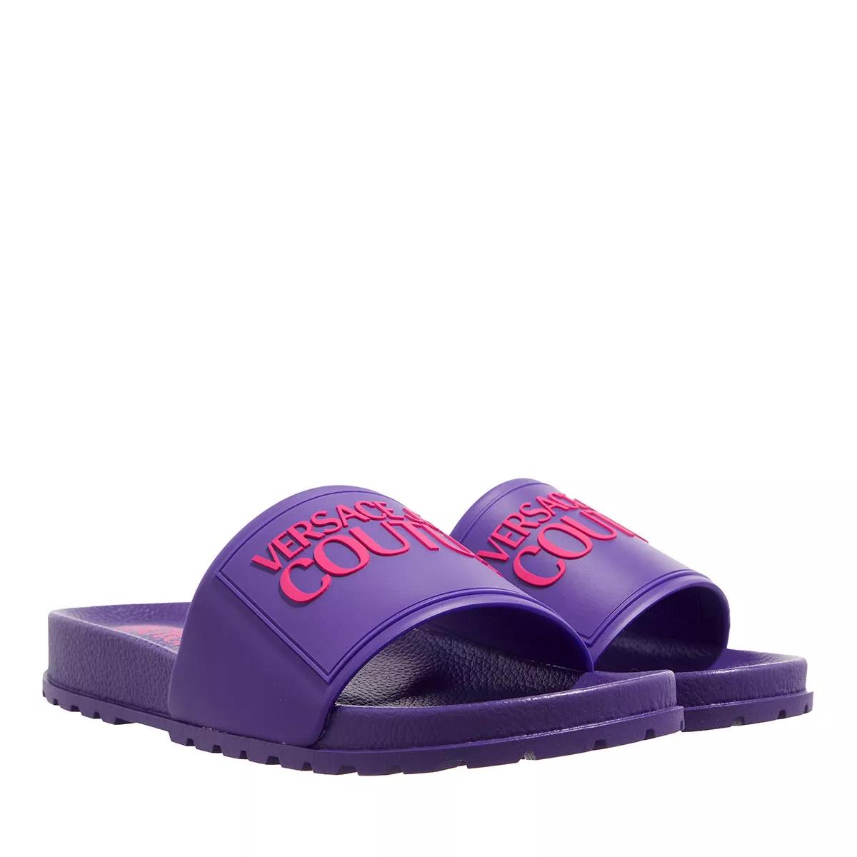 Purple discount versace slides