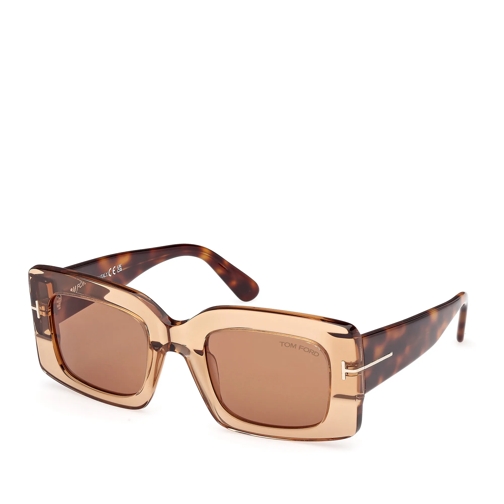 Tom Ford Sunglasses Brigitta shiny light brown