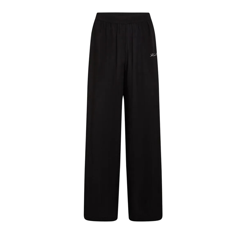 Karl Lagerfeld  Signature-Strandhose Badeshorts schwarz