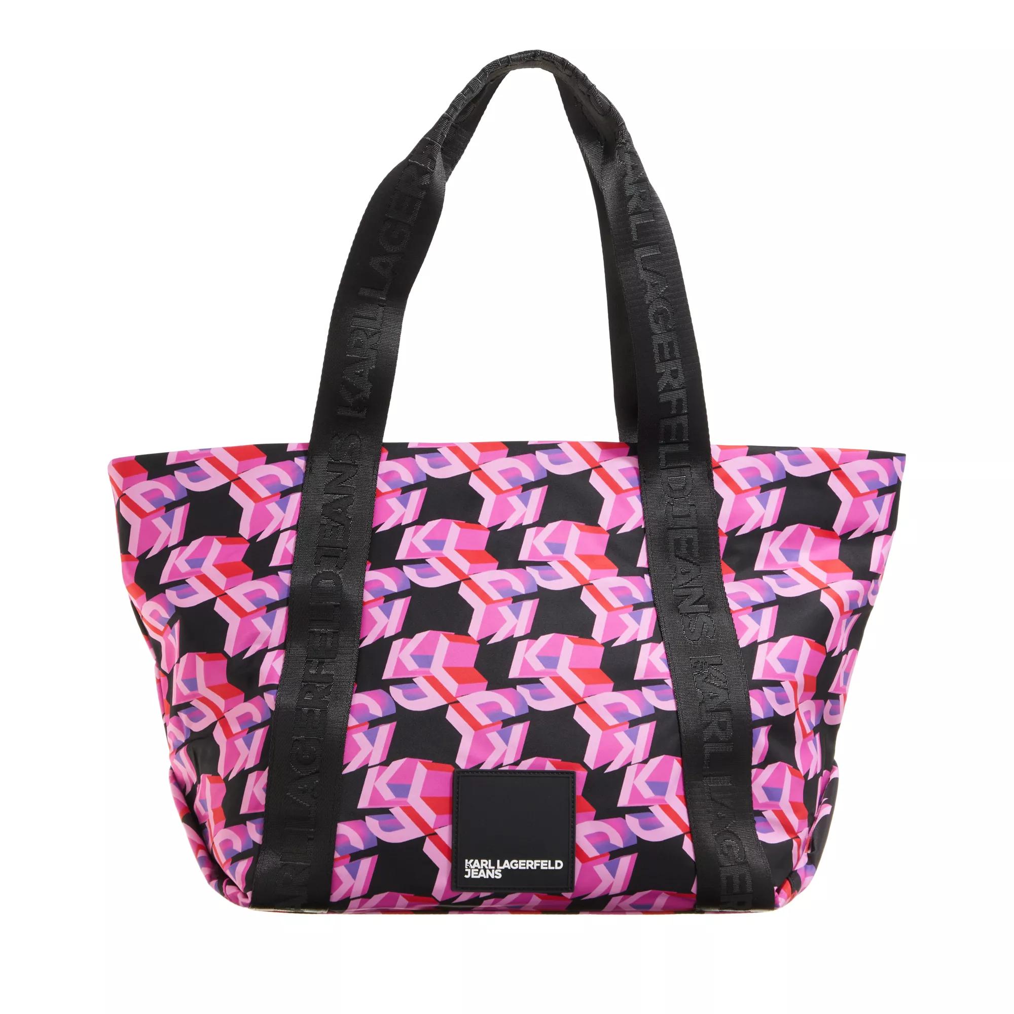 Karl Lagerfeld Jeans Shopper - Urban Nylon Tote - Gr. unisize - in Rosa - für Damen - aus Textil & Nylon & Textil