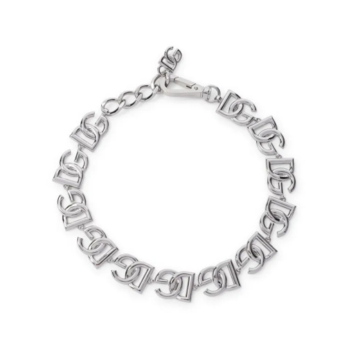 Dolce&Gabbana Silver Logo Necklace Silver 