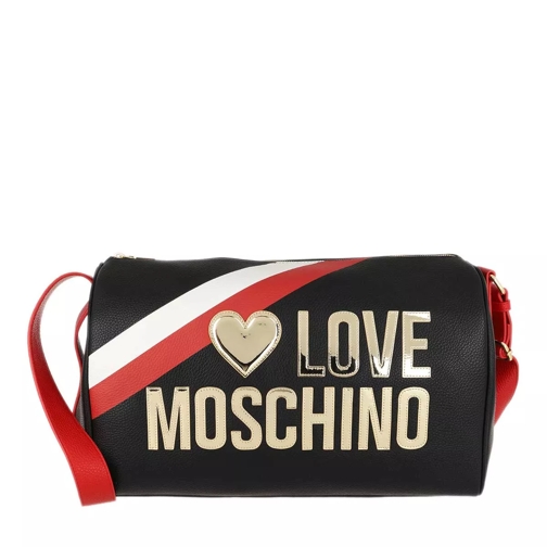 Love Moschino Handbag Black Red Borsetta a tracolla