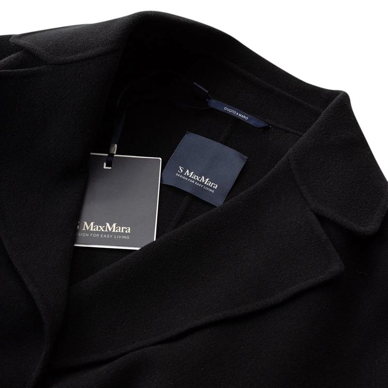 S Max Mara Mantel Mantel Penelope aus Schurwolle schwarz(Image 3)