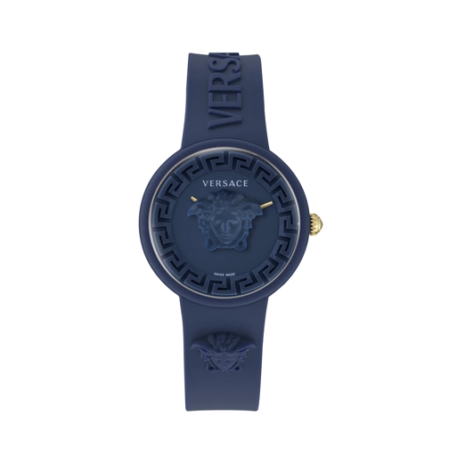 Versace Quarz-Uhr Analoge Quarzuhr Medusa Pop blau